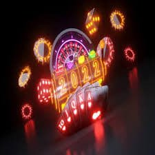 Meja live casino dengan cahaya ungu